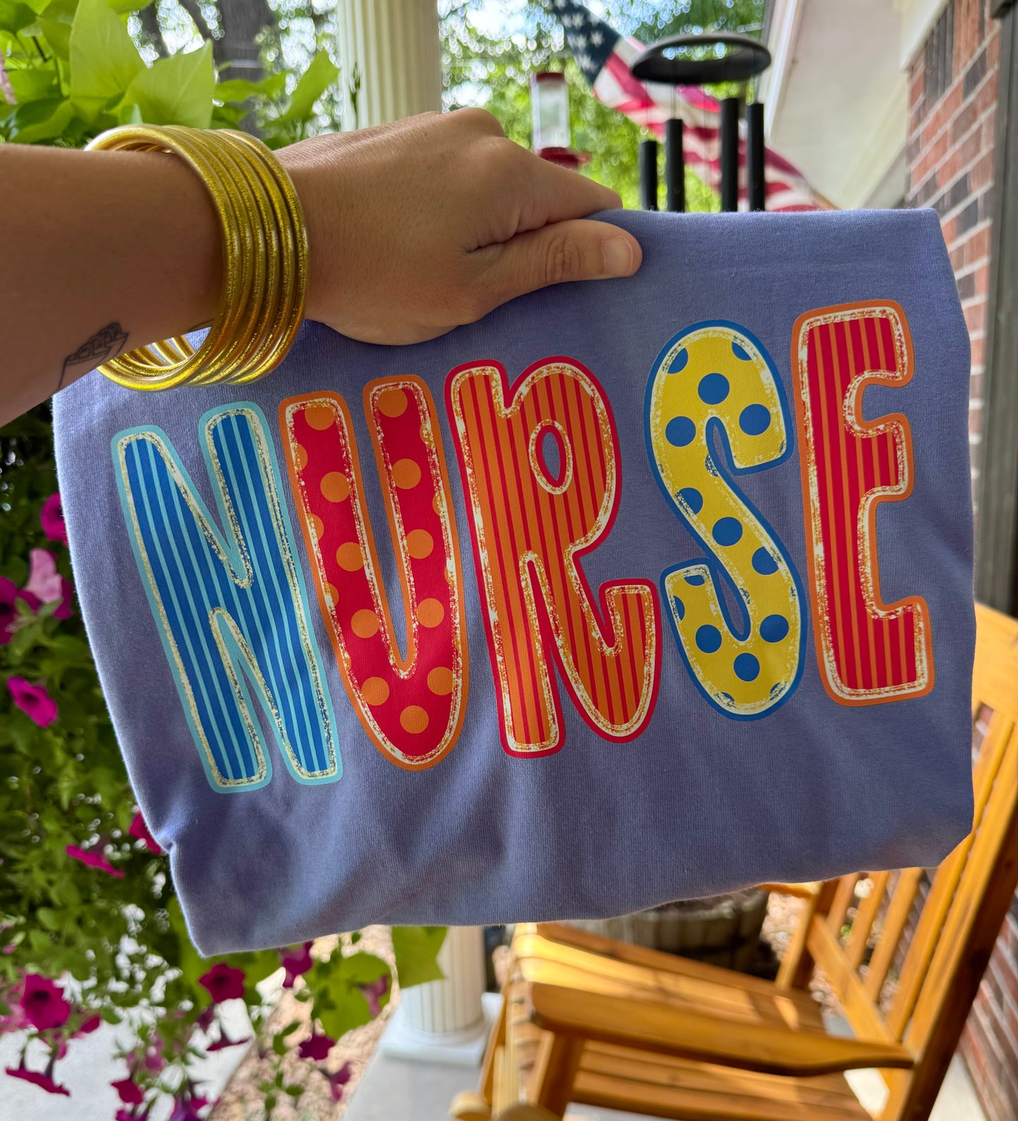 SALE- Nurse Dot & Stripe