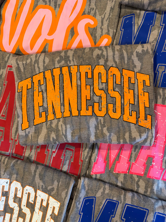 Orange Tennessee Bottomland Camo