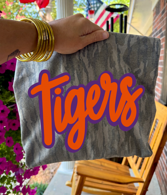 Tigers Bottomland Tee (Orange & Purple)