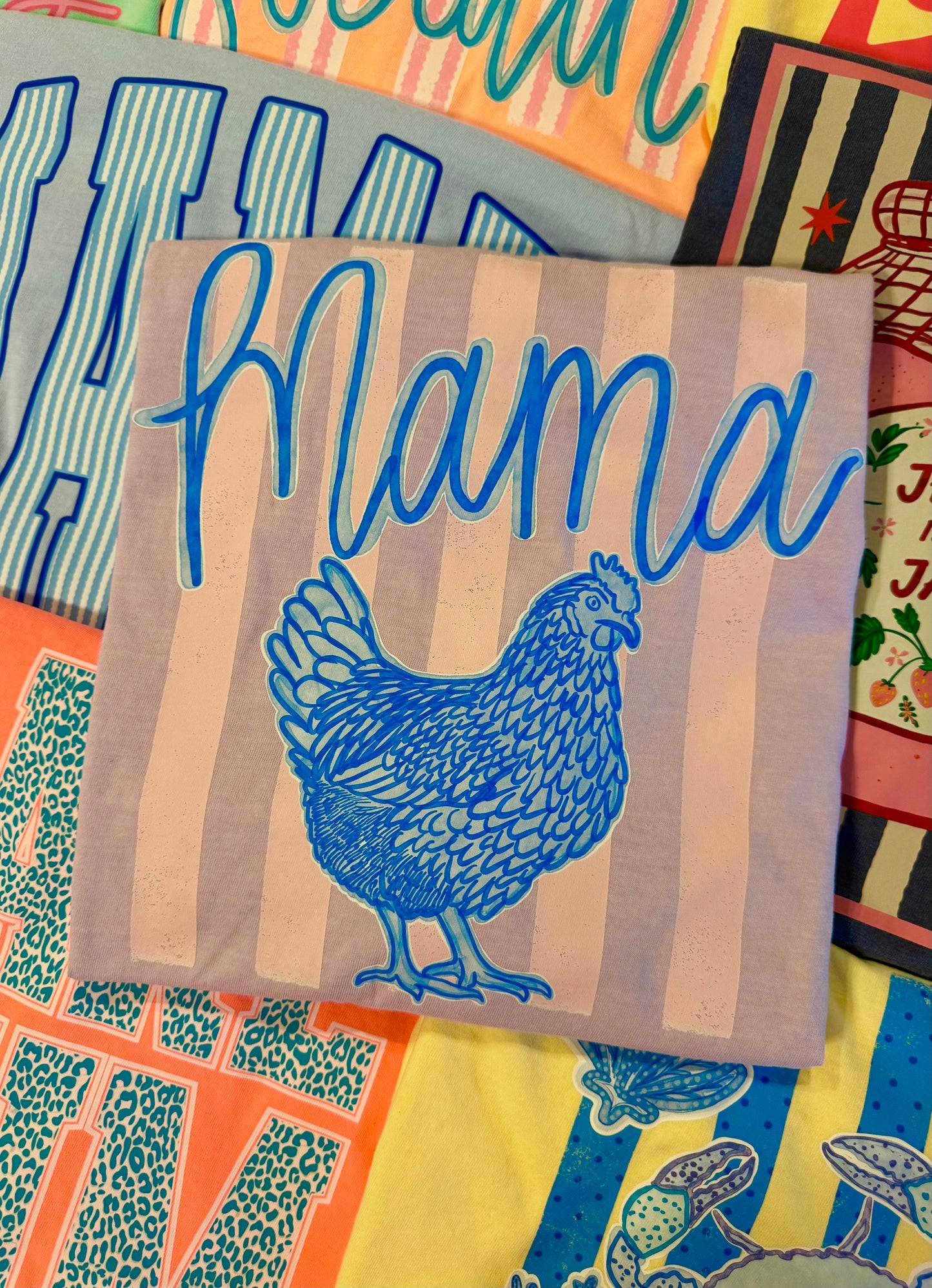 Stripe Mama Hen