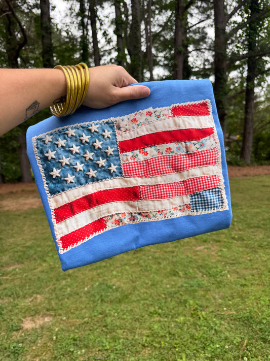 SALE- Quilted Flag