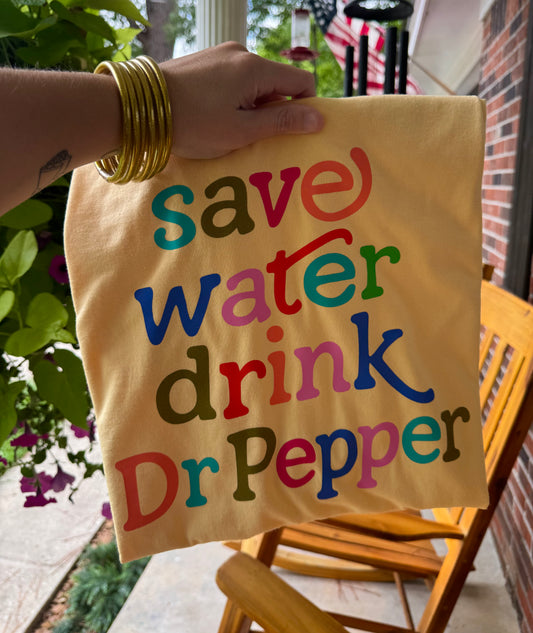 SALE- Save Water Dr. Pepper