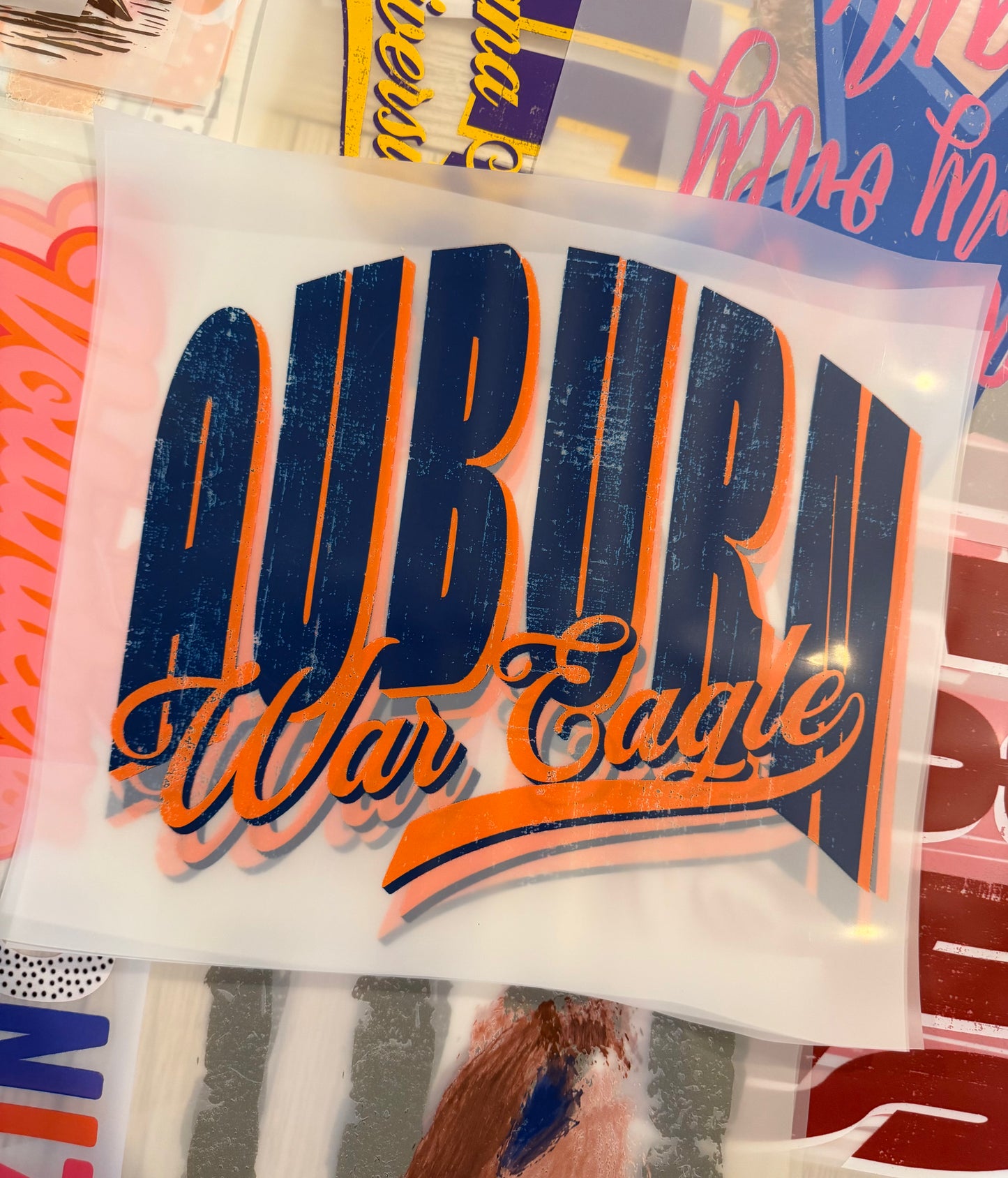 DTF Transfer- Vintage Gameday Auburn