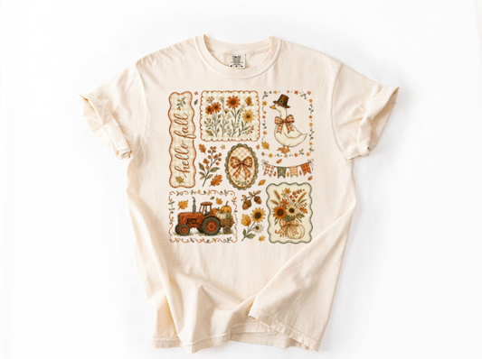Vintage Hello Fall