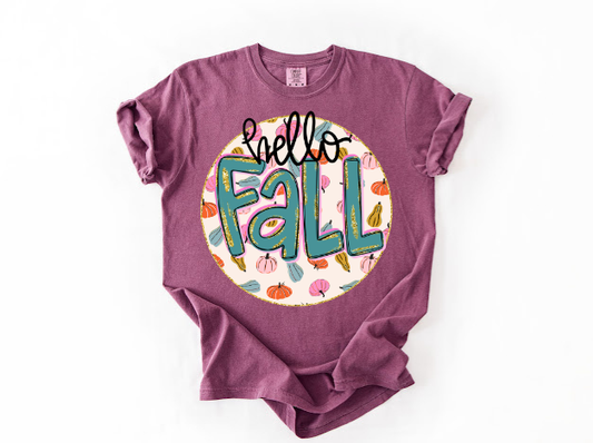 Hello Fall Circle