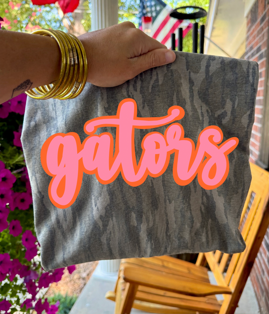 Gators Bottomland Tee (Pink & Orange)