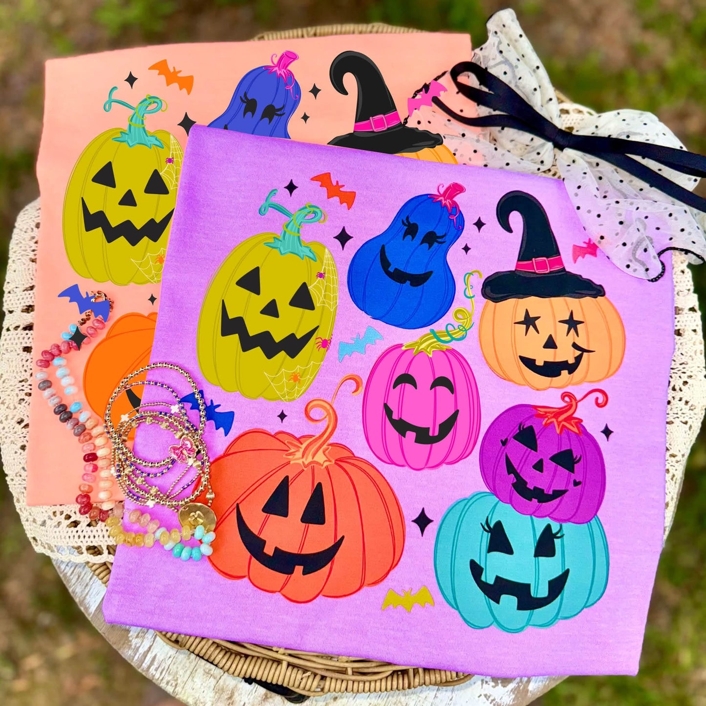 Colorful Scattered Pumpkins